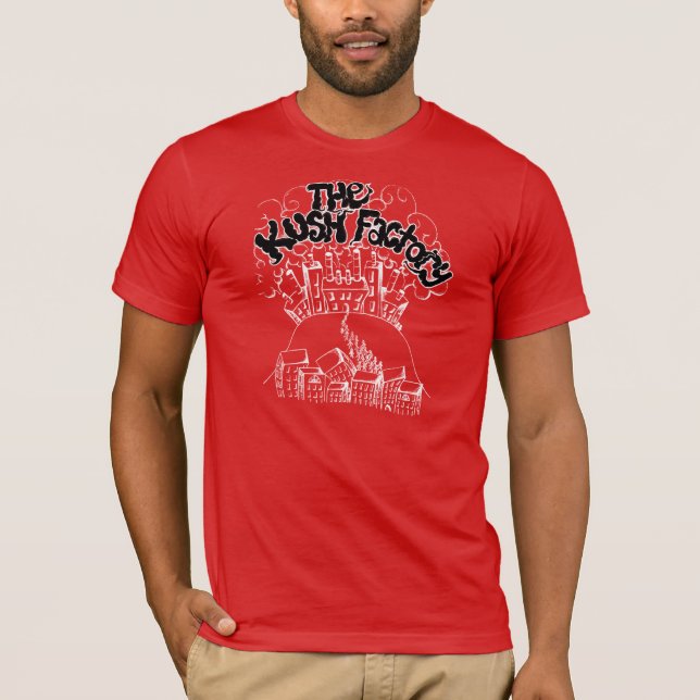 T-shirt noir rouge TKF (Devant)