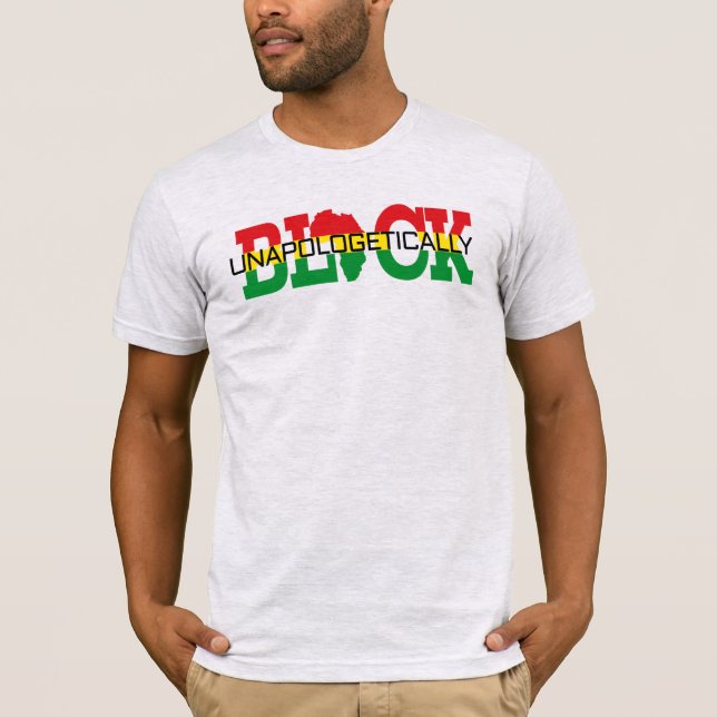 T-shirt noir sans excuses (Devant)