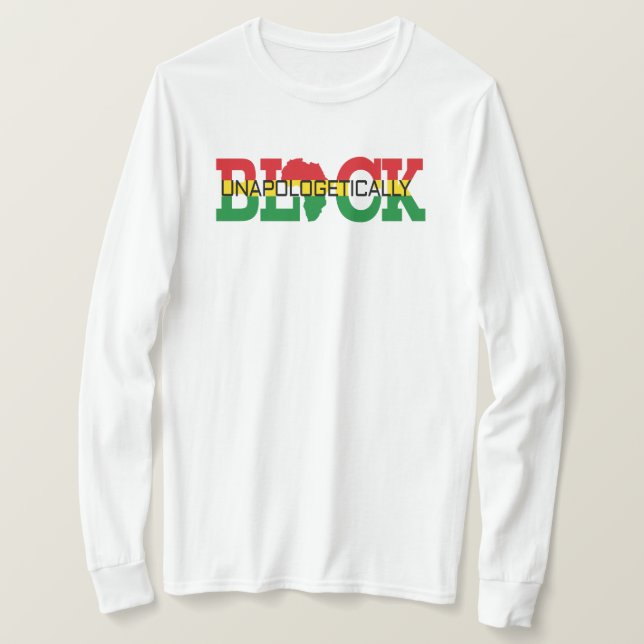 T-shirt noir sans excuses (Design devant)