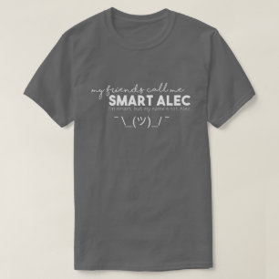 T-shirt noir Smart Alec