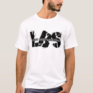 T-shirt Noir sur le logo blanc