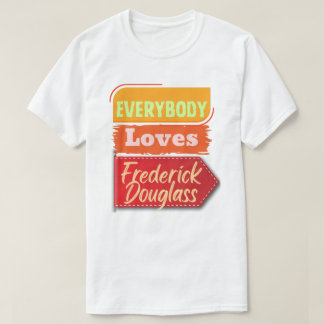 T-shirt noir "Tout le monde aime Frederick Douglas