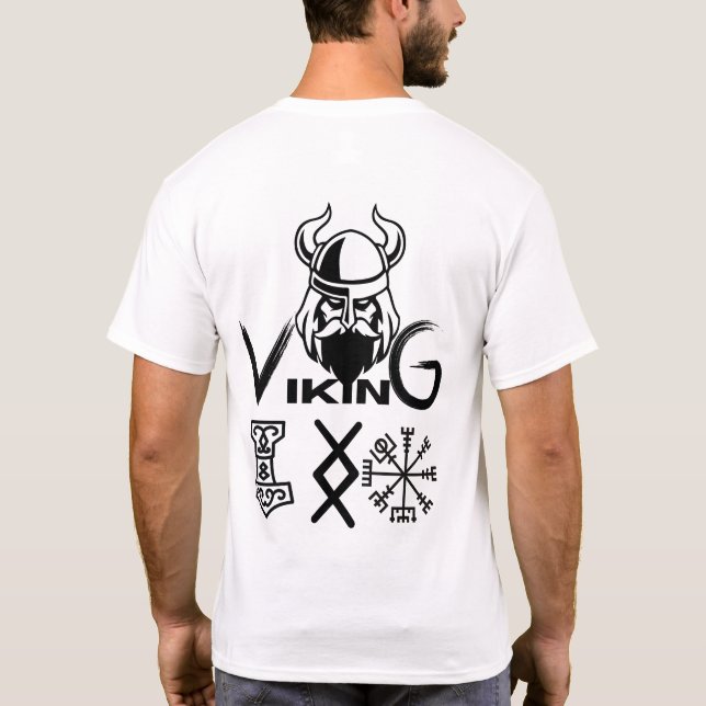 T-SHIRT NOIR VIKING (Dos)