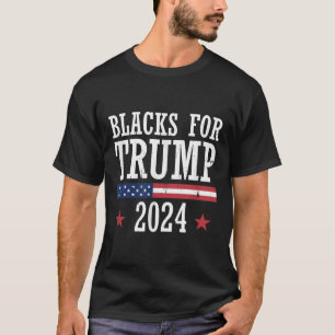 T-shirt Noirs pour l'élection présidentielle de Trump en 2