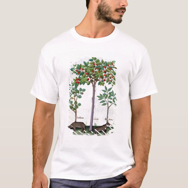 T-shirt Noisette Bush et cerisier (Devant)
