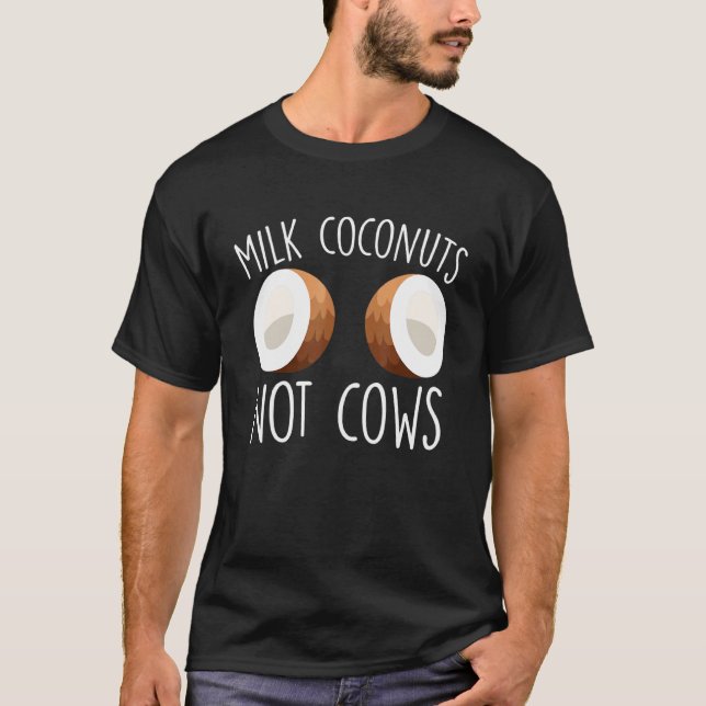 T-shirt Noix de coco au lait et pas de vaches (Devant)
