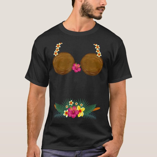 T-shirt Noix de coco Été Bra Halloween Été (Devant)