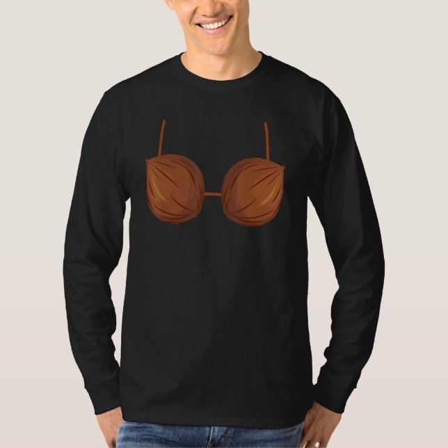 T-shirt Noix de coco Été Bra Halloween Été (Devant)