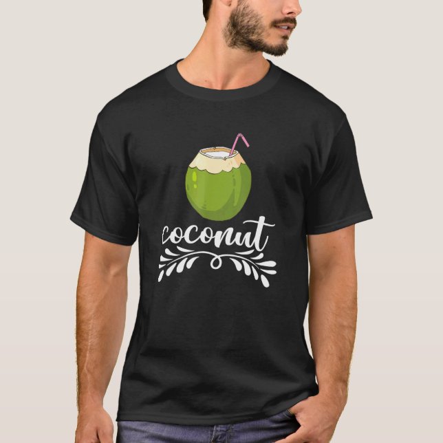 T-shirt Noix de coco Été Fruit Noix de coco (Devant)