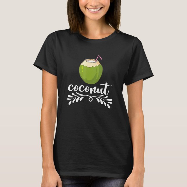 T-shirt Noix de coco Fruit d'été Noix de coco (Devant)