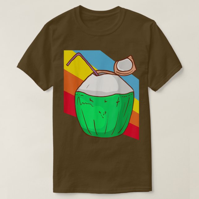 T-shirt Noix de coco Nut Nuts Nourriture Végétarien (Design devant)
