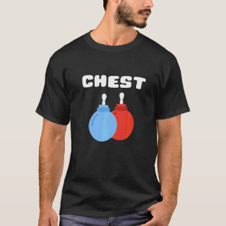 T-shirt Noix de poitrine assorties aux marrons de Noël pou
