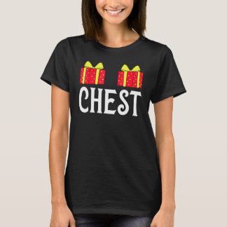 T-shirt Noix de poitrine assorties aux marrons de Noël pou