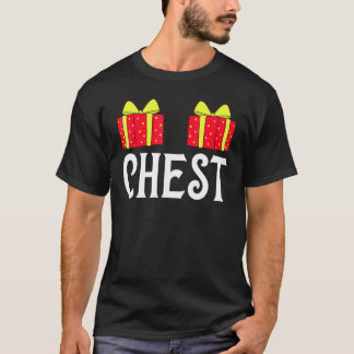 T-shirt Noix de poitrine assorties aux marrons de Noël pou