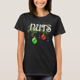 T-shirt Noix de poitrine assorties châtaignes Couples de N