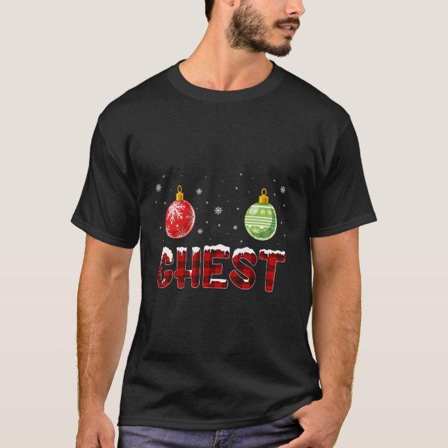 T-shirt Noix de poitrine châtaignes (Devant)