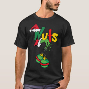 T-shirt Noix de poitrine Correspondantes châtaignes Amusan