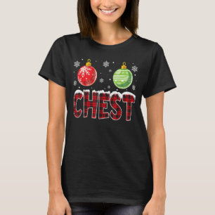 T-shirt Noix de poitrine Correspondantes Châtaignes Couple
