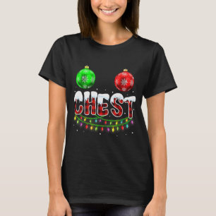 T-shirt Noix de poitrine de Noël drôle d'équipe de couple