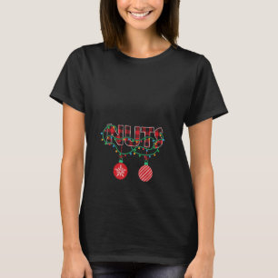 T-shirt Noix de poitrine drôle Chemise de Noël châtaignes