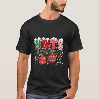 T-shirt Noix de poitrine jumelant châtaignes Famille Amusa