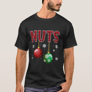 T-shirt Noix de poitrine marquant les châtaignes drôle Cou