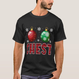 T-shirt Noix de poitrine marquant les châtaignes drôle Cou
