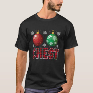 T-shirt Noix de poitrine marquant les châtaignes drôle Cou
