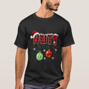 T-shirt Noix de poitrine Noël Correspondantes Couple châta