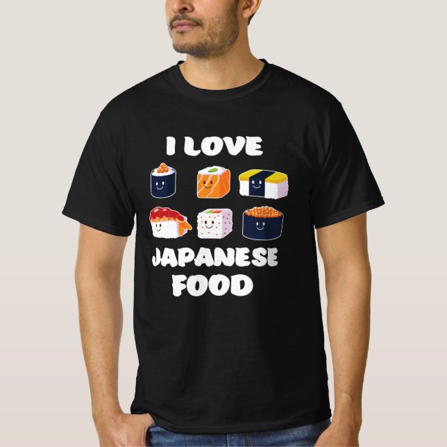 T-shirt Noix de sushi Anime Manga Funny Japan Otaku (Devant)
