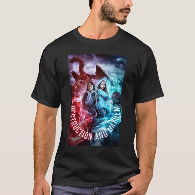 T-shirt Noix et Cece - Sombre (Devant)