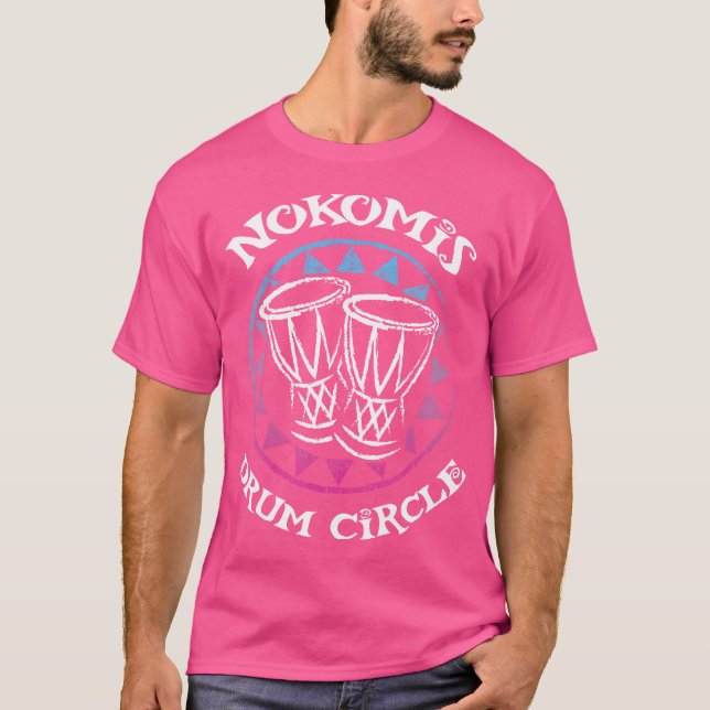 T-shirt Nokomis Florida Drum Circle Drummer (Devant)