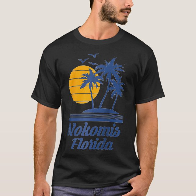 T-shirt Nokomis Florida FL Beach City State (Devant)