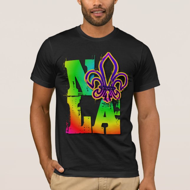T-SHIRT NOLA FLEUR DE LIS (Devant)