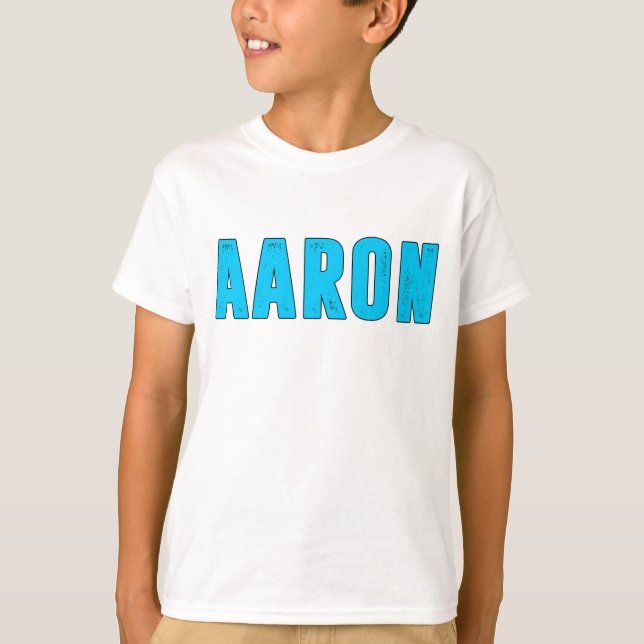 T-shirt Nom Aaron (Devant)