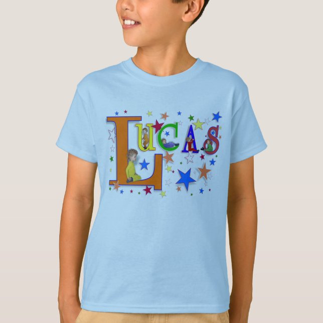 T-shirt Nom Art - "Lucas" (Devant)