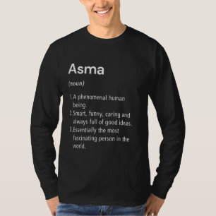 T-shirt Nom Asma Définition Drôle Dictionnaire