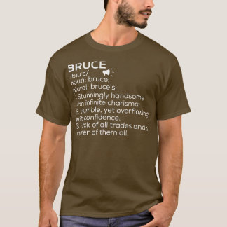 T-shirt Nom Bruce Définition Bruce Signification Nom Bruce