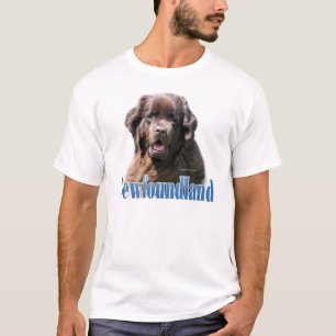 T-shirt Nom (brun) de Terre-Neuve
