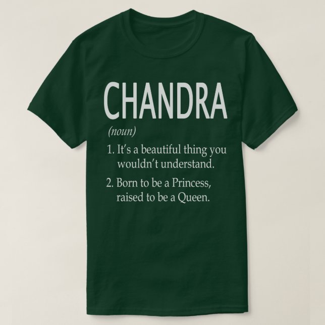T-shirt Nom Chandra Don 171 (Design devant)