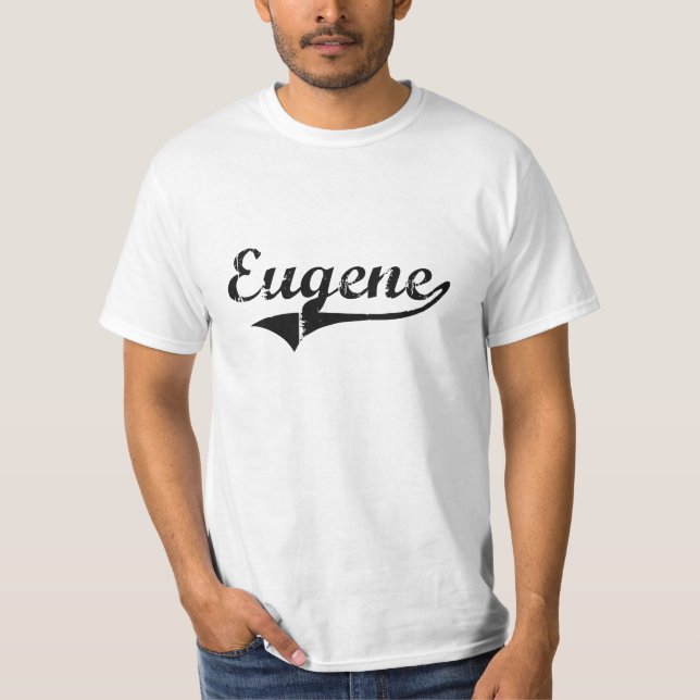 T-shirt Nom classique de style d'Eugene (Devant)