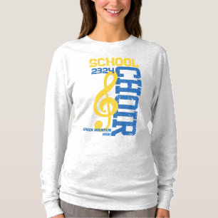 T-shirt Nom correspondant Année Chorale Groupe Handle soci