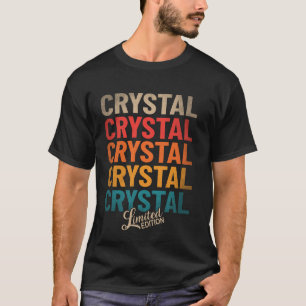 T-shirt Nom Crystal - Vintage Crystal Limited Editi