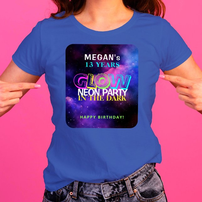 T-shirt Nom d'âge d'anniversaire d'adolescent années perso (Créateur téléchargé)