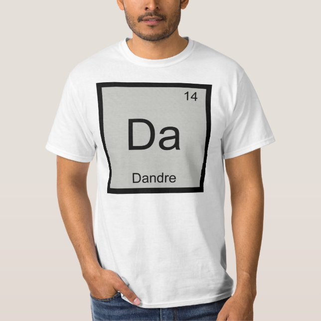 T-shirt Nom d'andre Chimie Élément Tableau périodique (Devant)