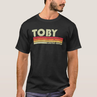 T-shirt Nom de cadeau TOBY Personnalisé Drôle Rétro Vintag