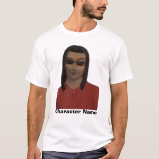 T-shirt Nom de caractère