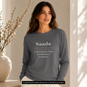 T-shirt Nom de dictionnaire Signification Définition Esthé