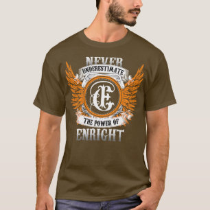 T-shirt Nom De Droit Chemise Ne Sous-Estime Jamais La Puis