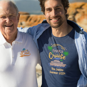 T-shirt Nom de famille bateau croisière croisière personna